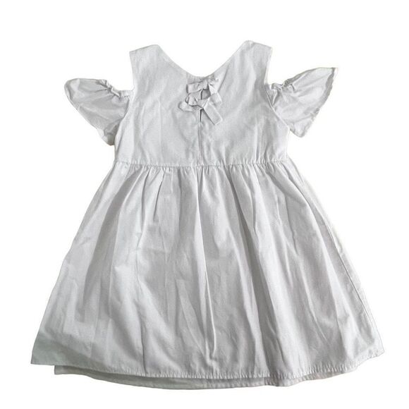 Gianni Bini White Cold Shoulder Dress Size 6x - Picture 2 of 7